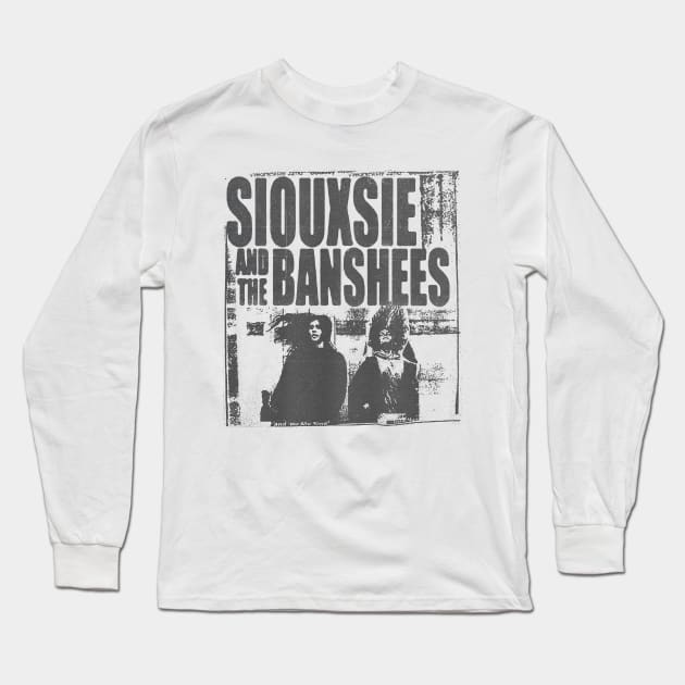 vintage siouxsie and the banshees 70s bootleg Long Sleeve T-Shirt by psninetynine